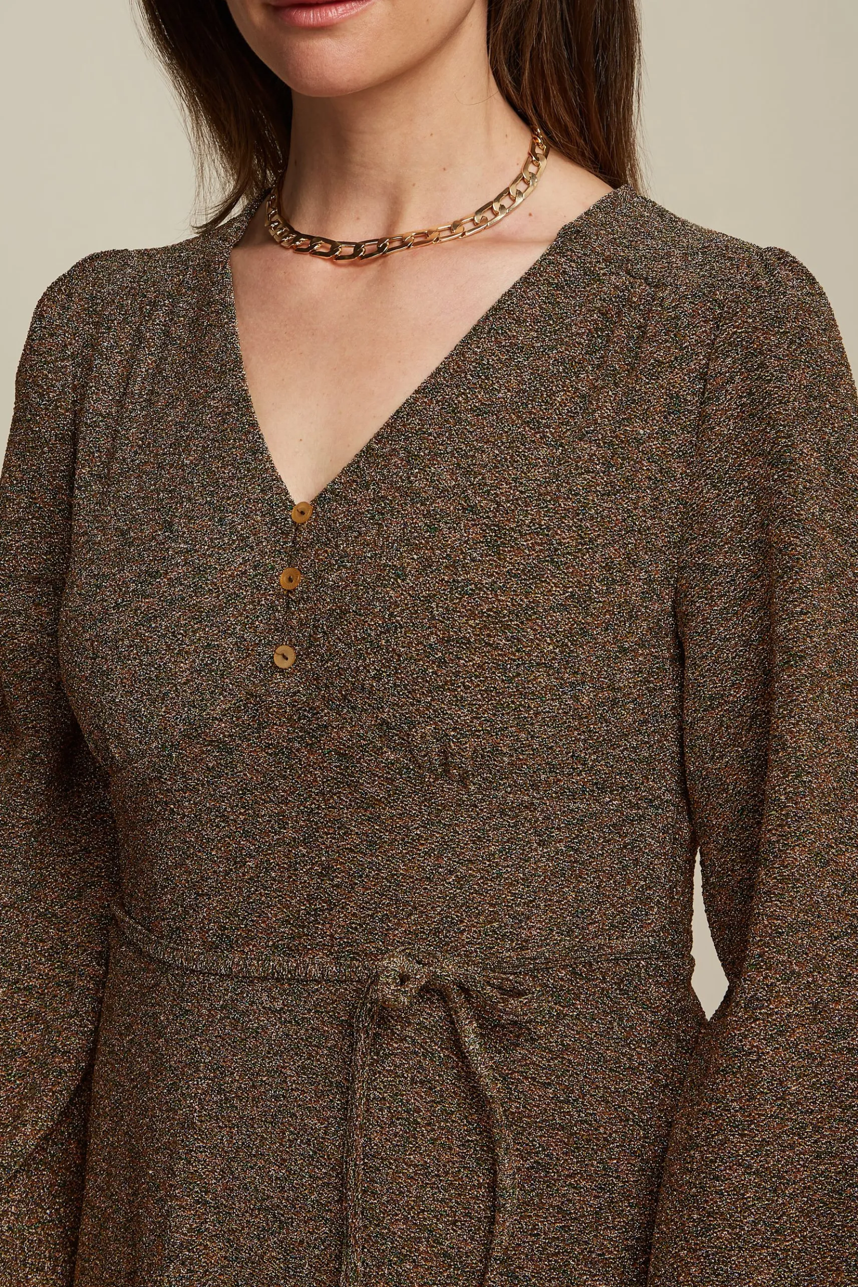 Lelia Dress Carousel Lurex