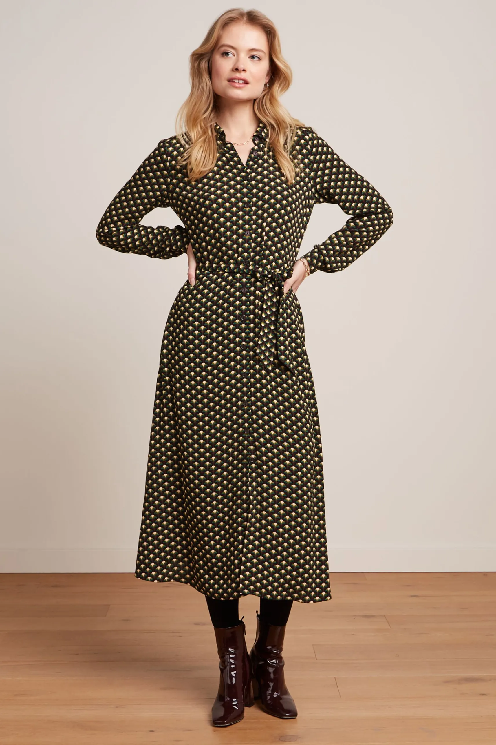 Olive Dress Mayfield