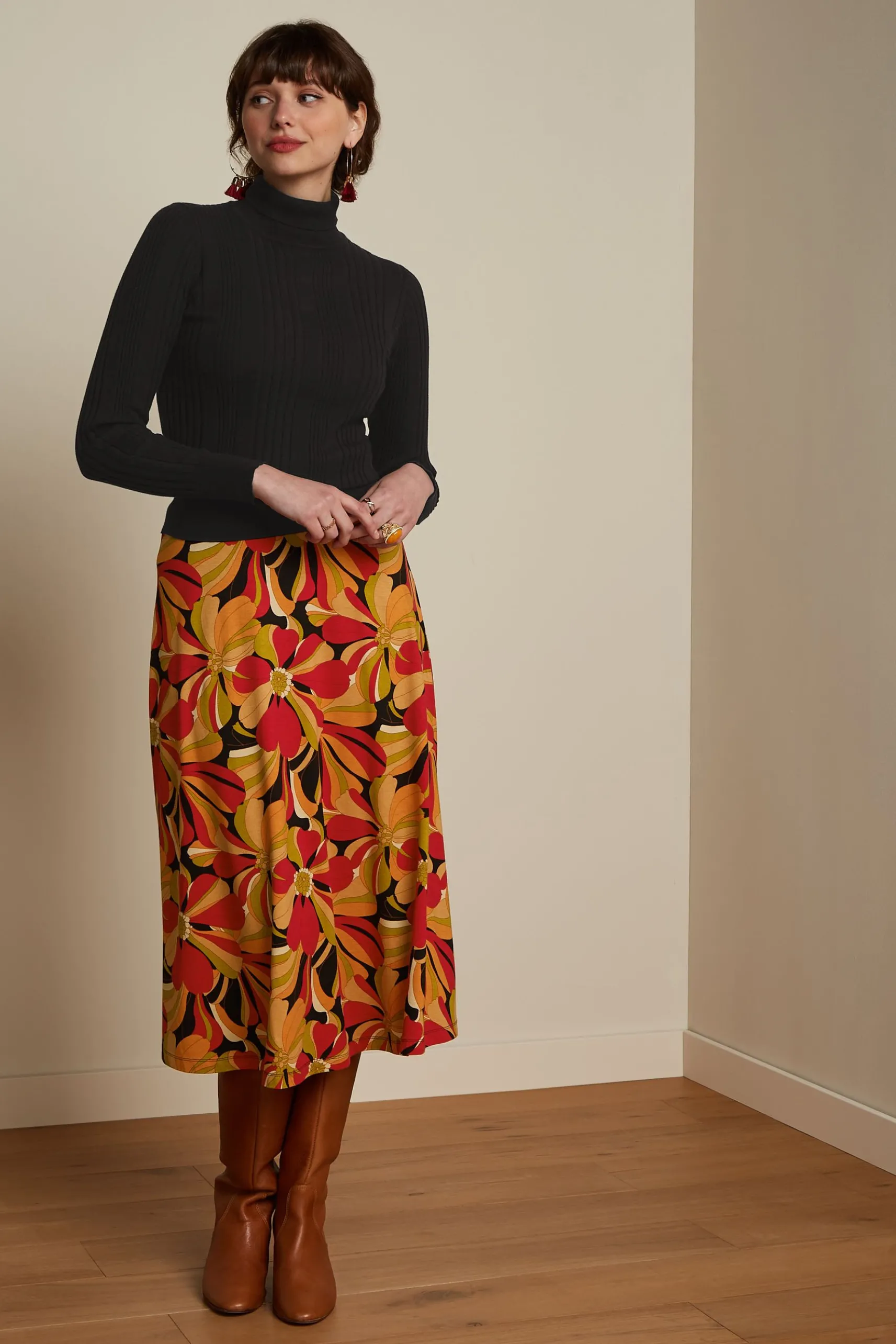 Rib Rollneck Top Club