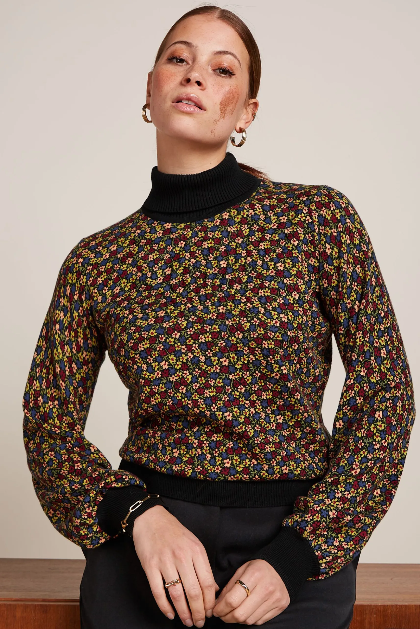 Rollneck Bell Top Flaminga