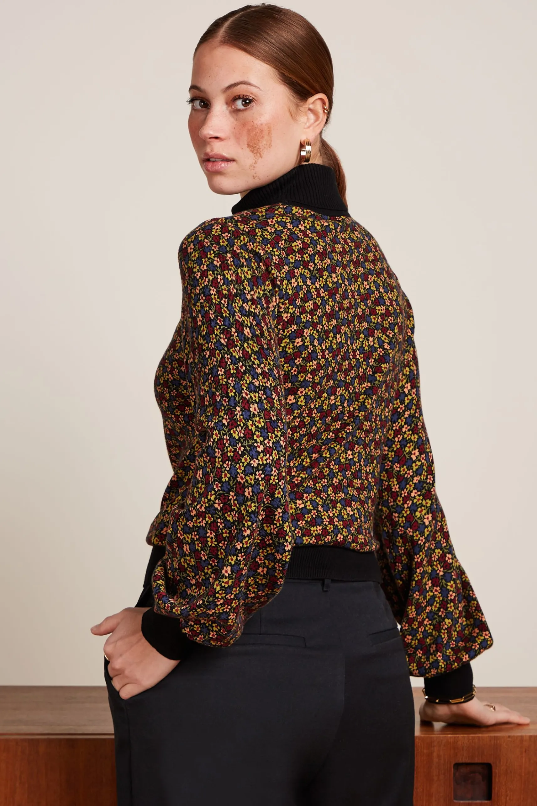 Rollneck Bell Top Flaminga