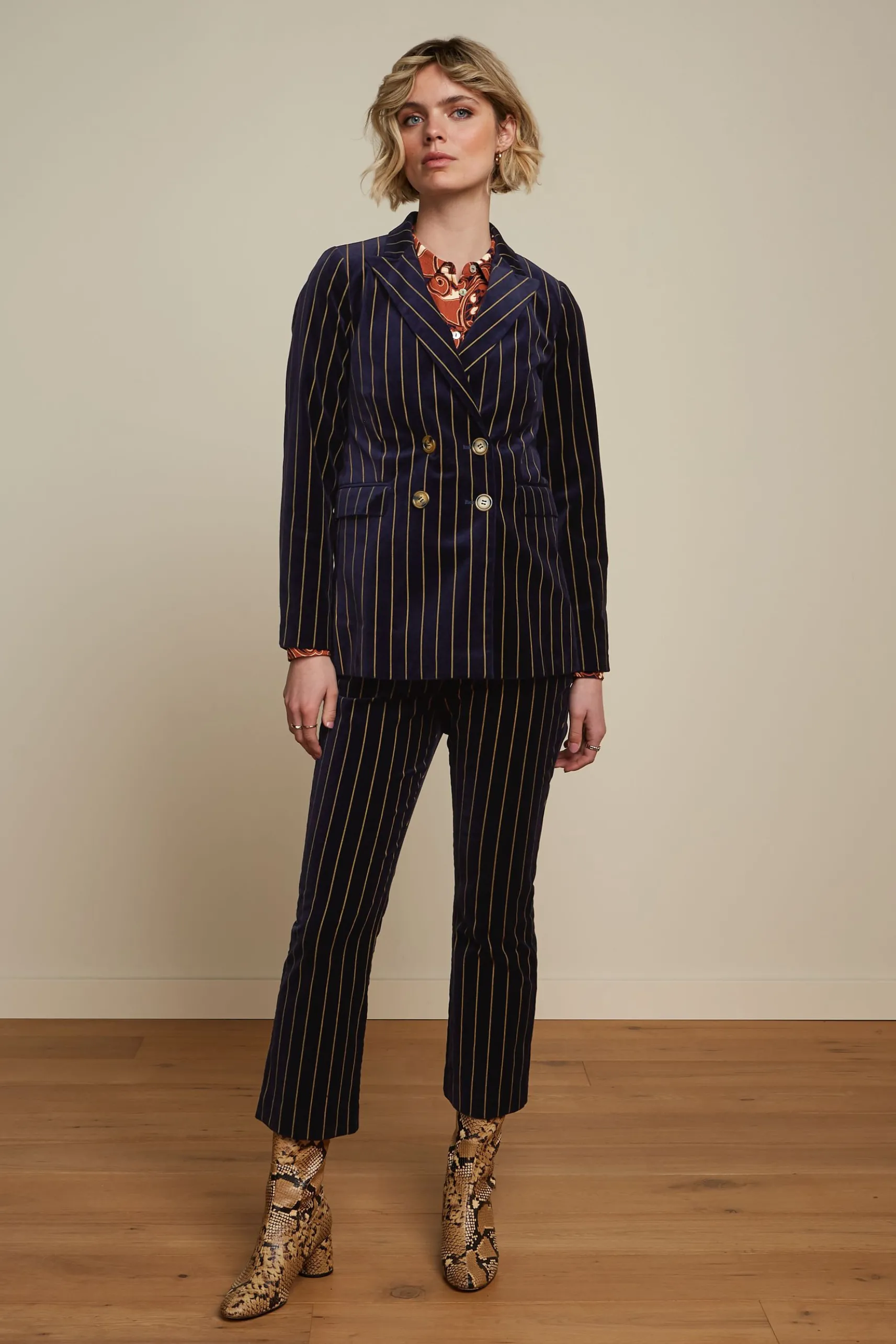 Tina Blazer Pinstripe
